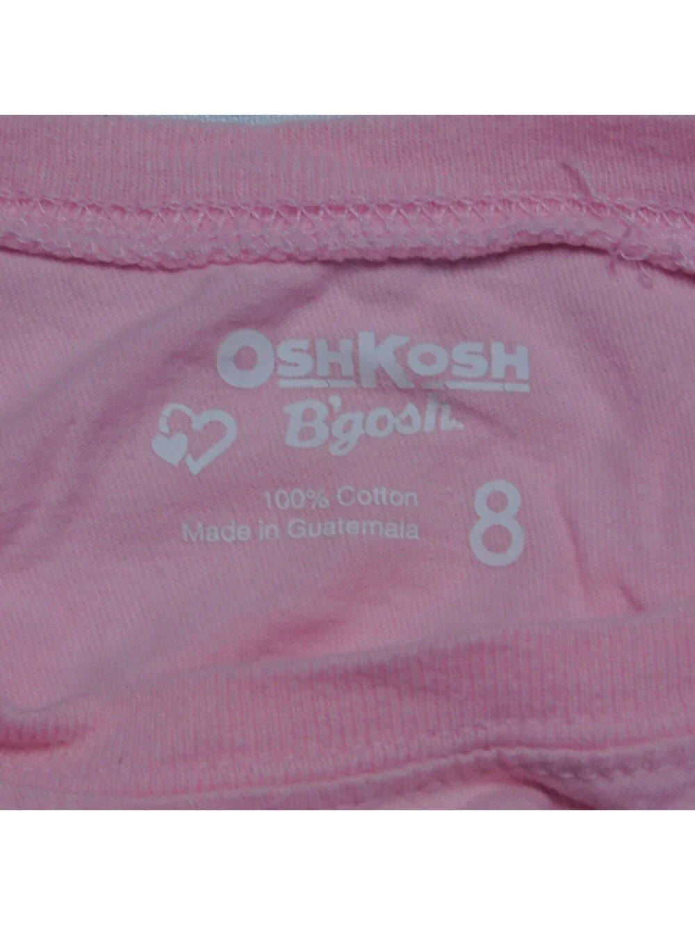 OshKosh B'gosh Girls Birthday Girl Long Sleeve Shirt Pink Size 8 Cake Graphic